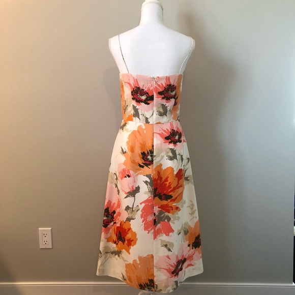 Ann Taylor Spring Floral Midi Dress. - Picture 2 of 3